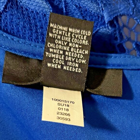 Alfani Woman, Sz 18W, Blue Formal Dress, Sheath Style, Lined, New without Tags! - Picture 12 of 12